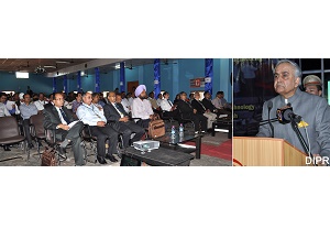 The Governor of Arunachal Pradesh Lt. Gen (Retd) Nirbhay Sharma delivering the inaugural address of the National Conference on emerging technology trends in Agriculture Engineering at North Eastern Regional Institute of Science and Technology, Nirjuli on 7th November 2014.